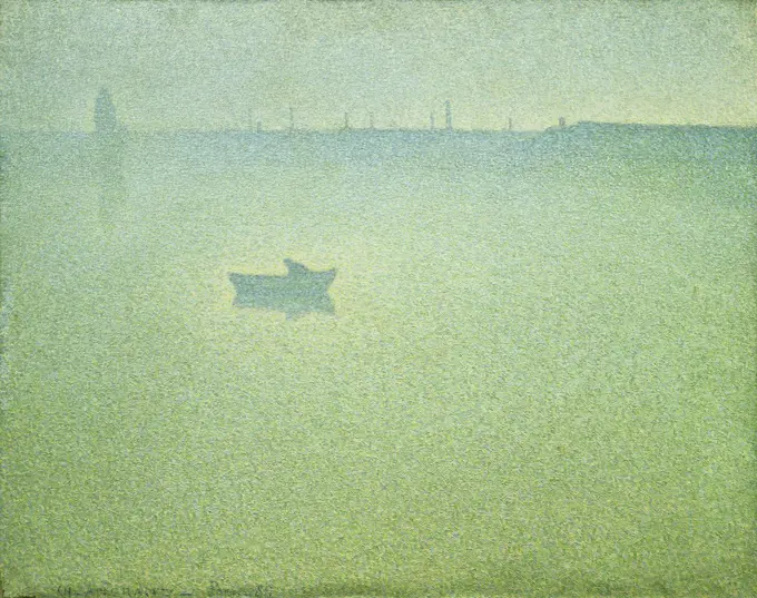 The Seine at Dawn Charles Angrand (1855-1926 French) Petit Palais, Geneva