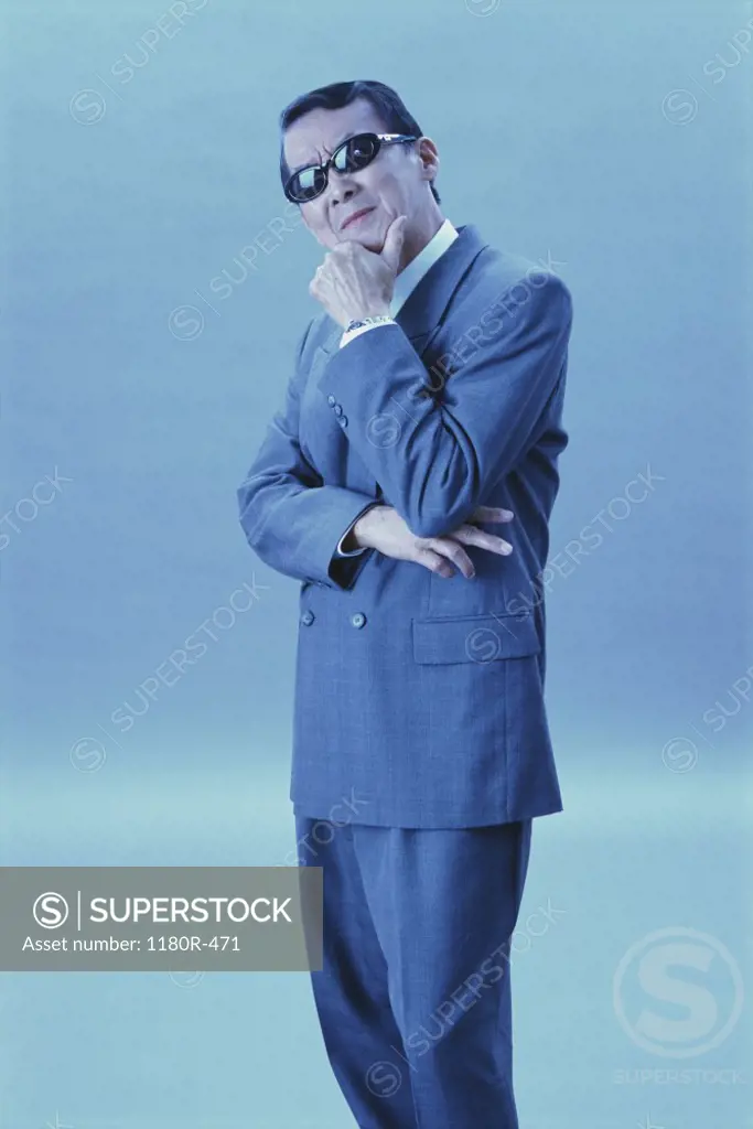 Portrait of a businessman wearing sunglasses