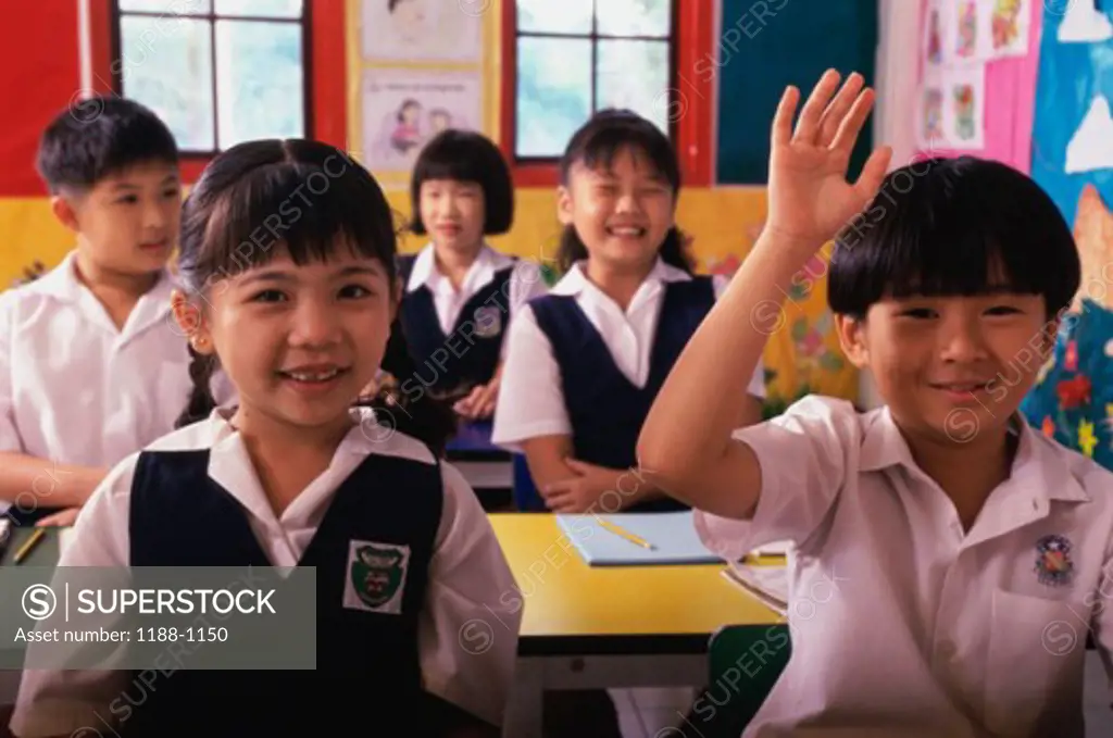 Students in a classroom