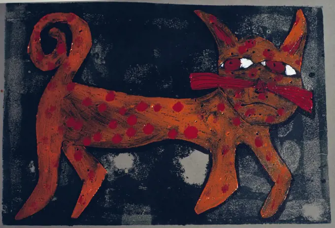 Cat by Leslie Xuereb, 2002, Born 1951