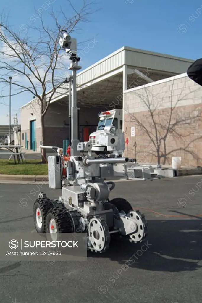 Bomb Squad Robot on a road