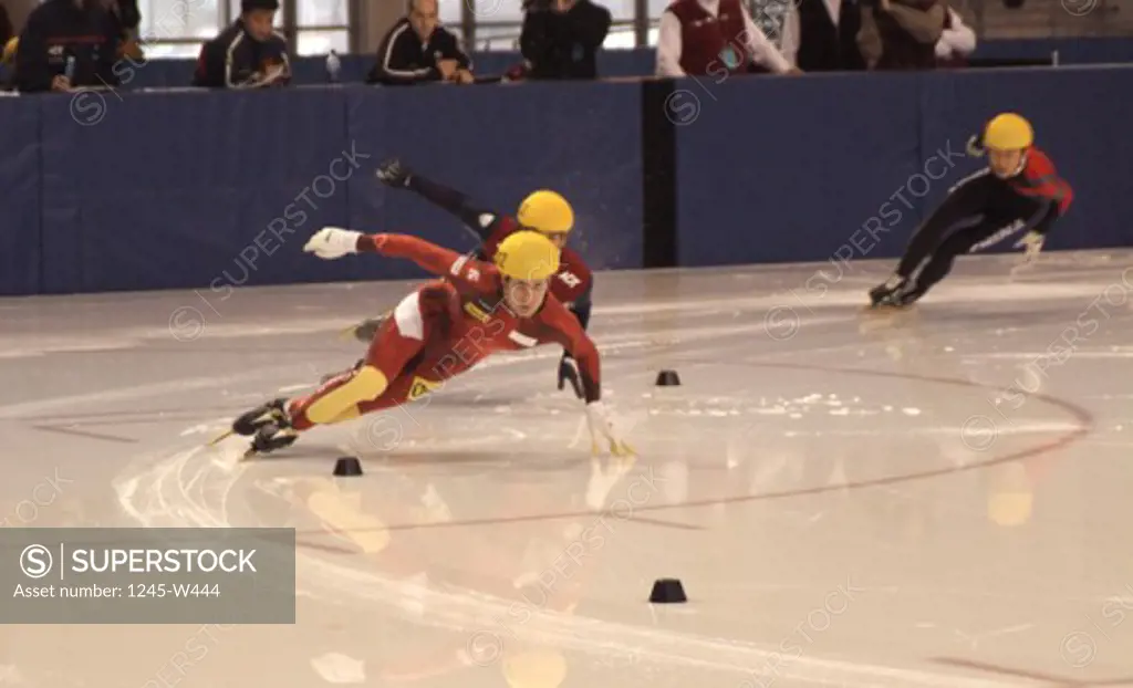 Short Track Speed Skating 2002 Winter Olympics Salt Lake City Utah USA