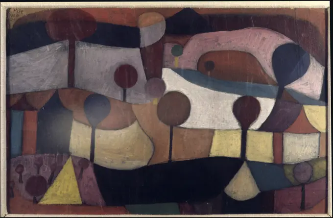 Moving Landscape 1920 Paul Klee (1879-1940/Swiss)  Oil Private Collection    