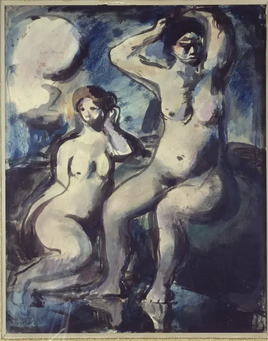 Bathers by Georges Rouault, 1903, 1871-1958, France, Paris, Private Collection