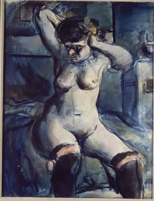 Girl by Georges Rouault, 1906, 1871-1958, France, Paris, Musee d'Art Moderne de la Ville de Paris