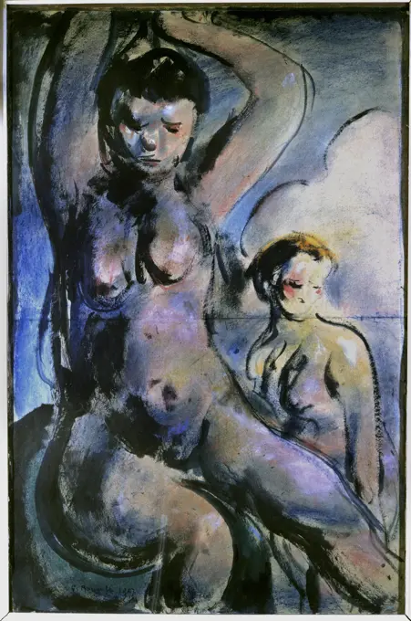 The Bathers by Georges Rouault, 1907, 1871-1958, Private Collection