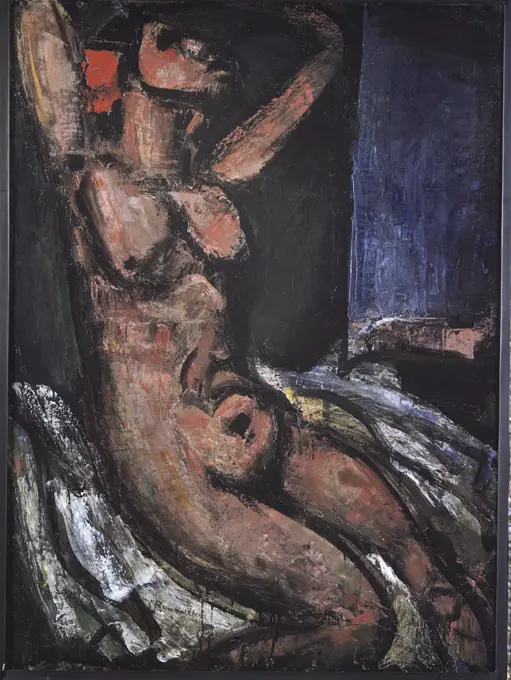 Nude by Georges Rouault, 1871-1958, Switzerland, Locarno, Walter D.Floersheimer Collection