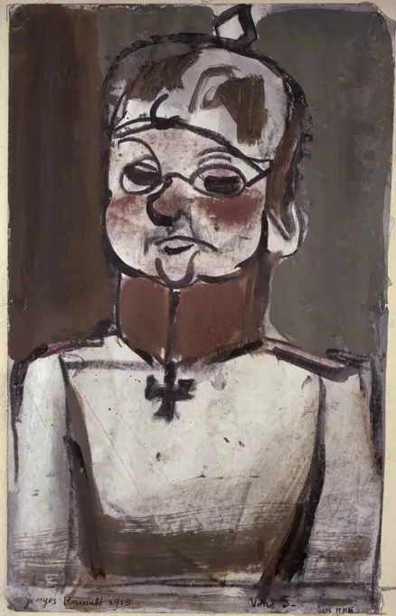 Von F by Georges Rouault, 1915, 1871-1958, France, Paris, National Museum of Modern Art