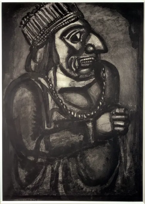 Miserere Series: We Think Ourselves Kings by Georges Rouault, 1871-1958