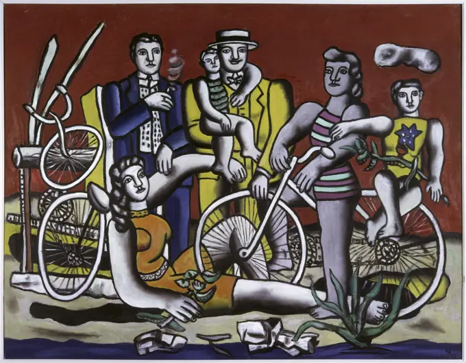 Leisures by Fernand Leger, 1949, 1881-1955, France, Biot, Fernand Leger Museum