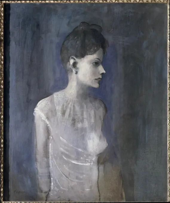 Woman In A Chemise by Pablo Picasso, 1905, 1881-1973, UK, London, Tate Gallery