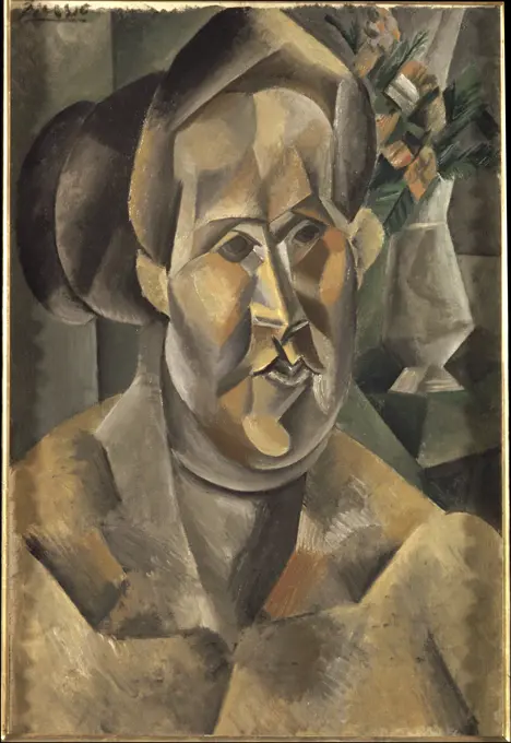 Portrait Of Fernande by Pablo Picasso, 1909, 1881-1973, Germany, Dusseldorf, Kunstsammlung Nordrhein-Westfahlen