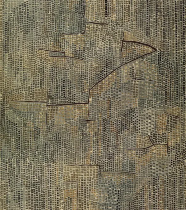 Flore Au Rocher  1940 Paul Klee (1879-1940/Swiss)  Oil on canvas Paul Klee Foundation, Berne, Switzerland   