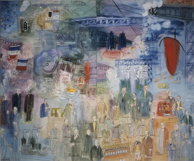 La Fee Electricite by Raoul Dufy, 1877-1953