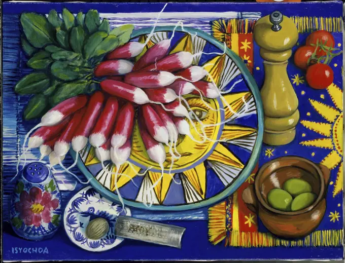 En Cuisine I 2002 Isy Ochoa (b.1961 French) Oil on canvas 