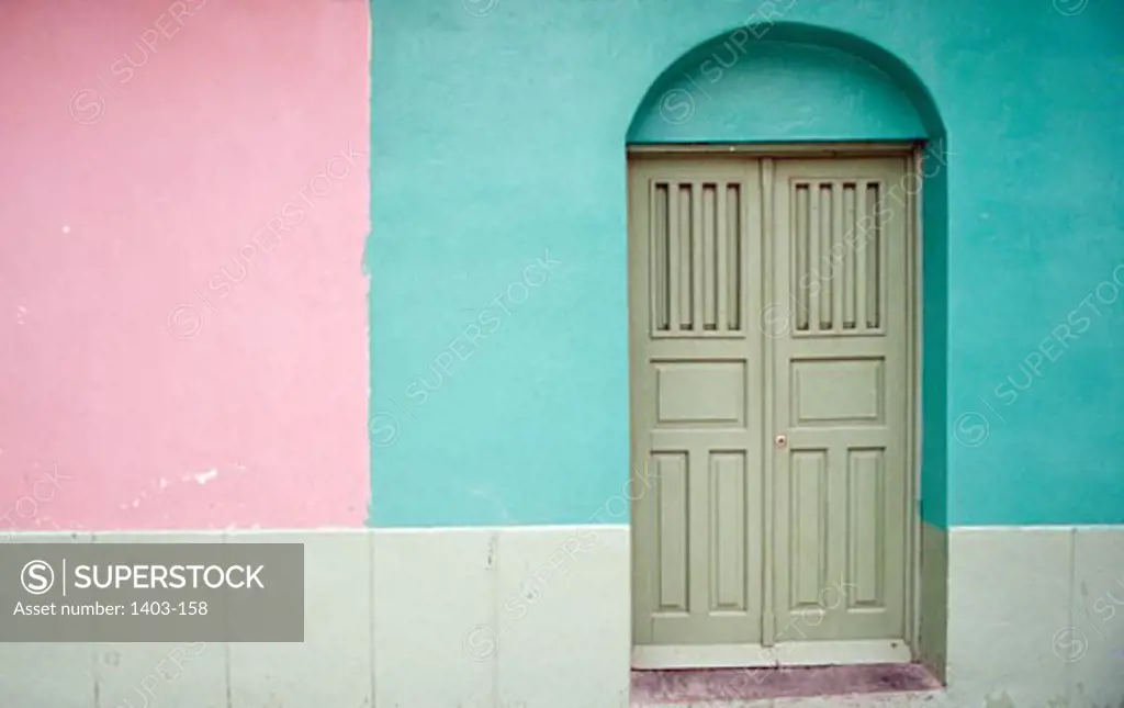 Entrance of a house, Flores, Guatemala