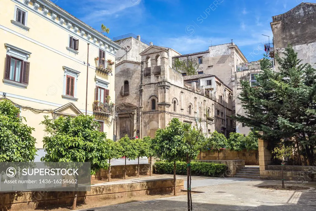 Sant Agata alla Guilla Church in Palermo, capital of autonomous region of Sicily in Southern Italy.