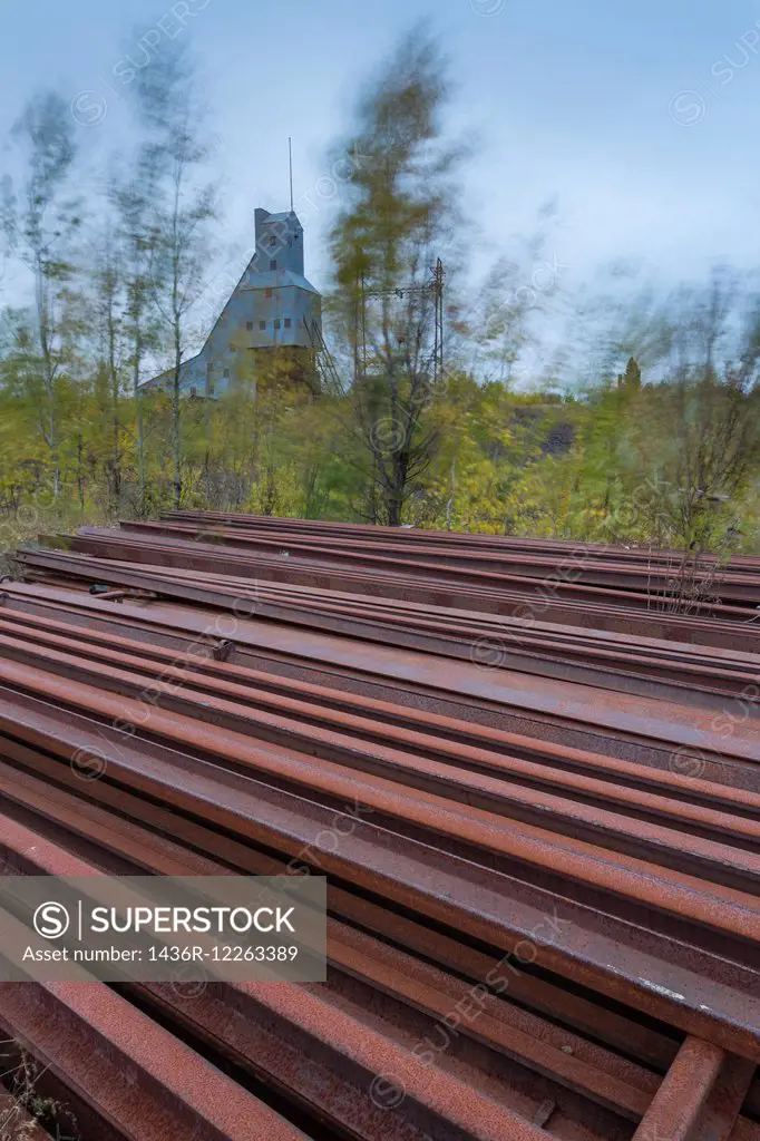 Ruins At Quincy Mine, Houghton, Michigan. USA