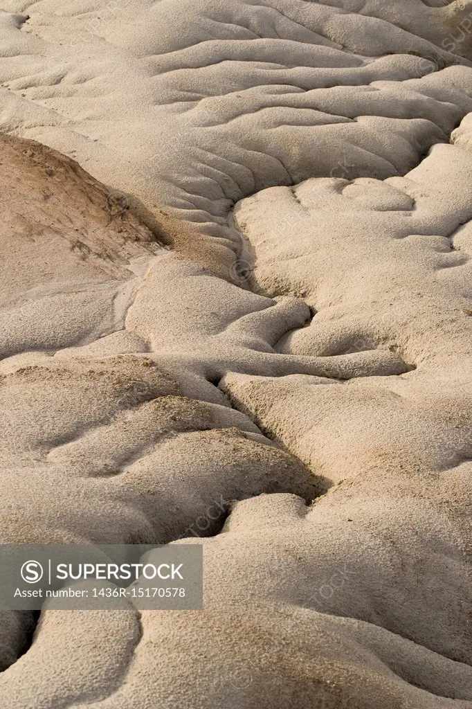 Erosion Rills in Dinosaur Provincial Park, Alberta, Canada