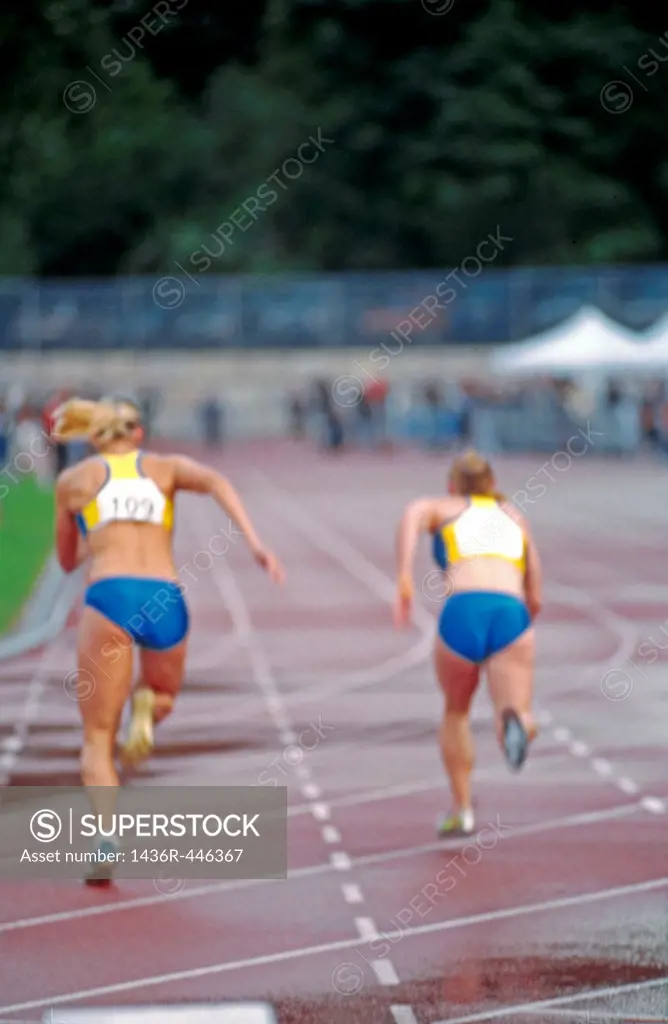 Female sprinters