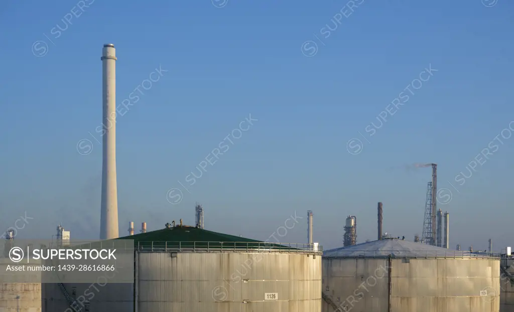 refinery water tanks