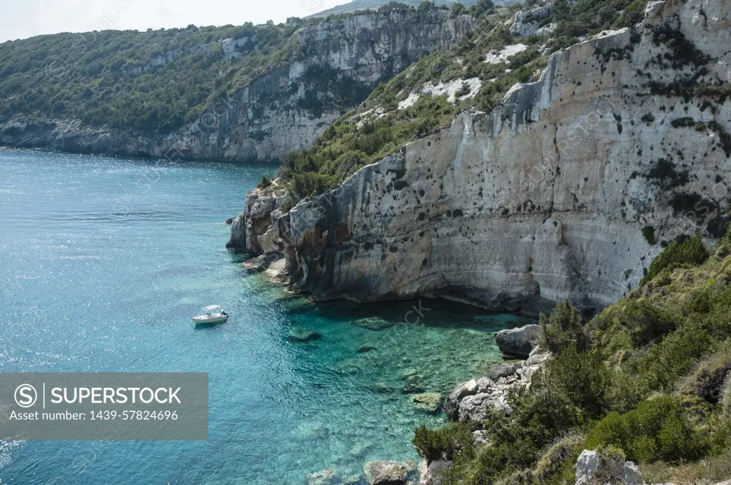 Blue caves, Zante, Greece