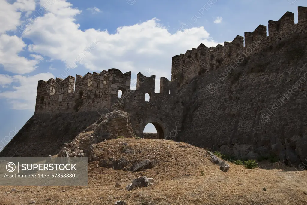 Palamidi Fortress turrets, Nafplio, Greece