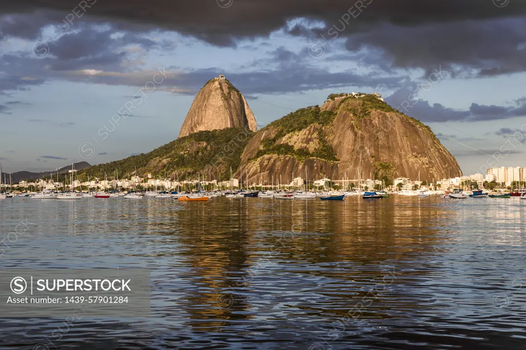 Sugarloaf mountain, Botafogo bay, Rio de Janeiro, Brazil