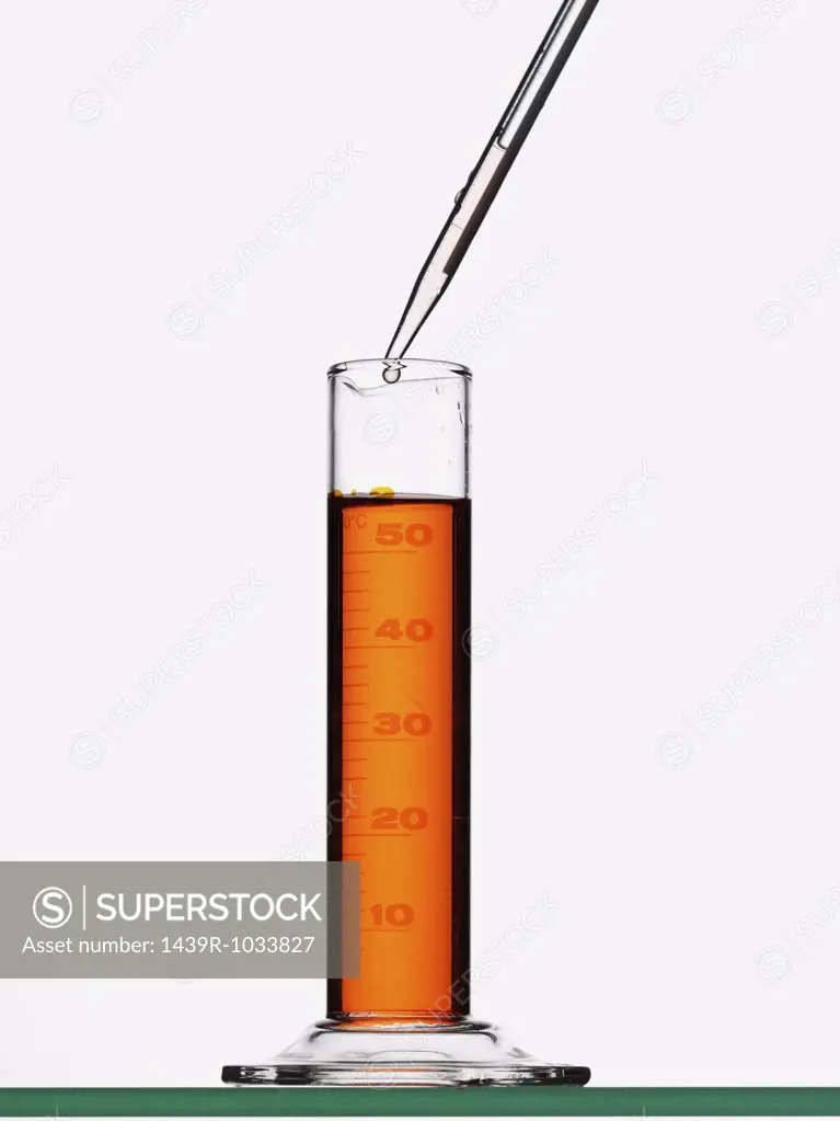 Pipette and volumetric flask