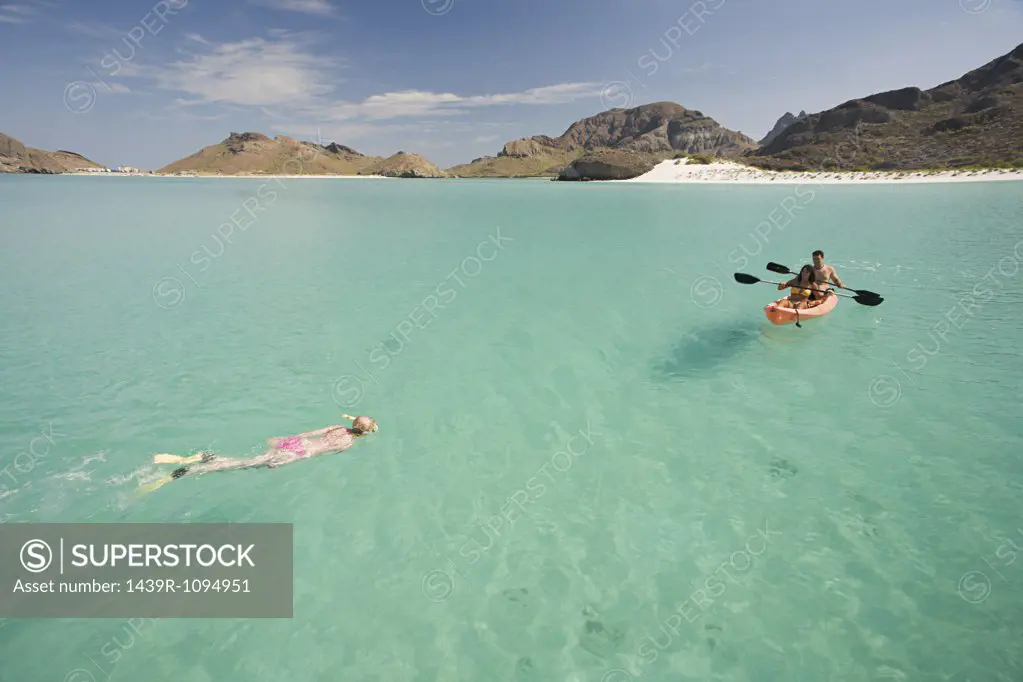 People in the sea