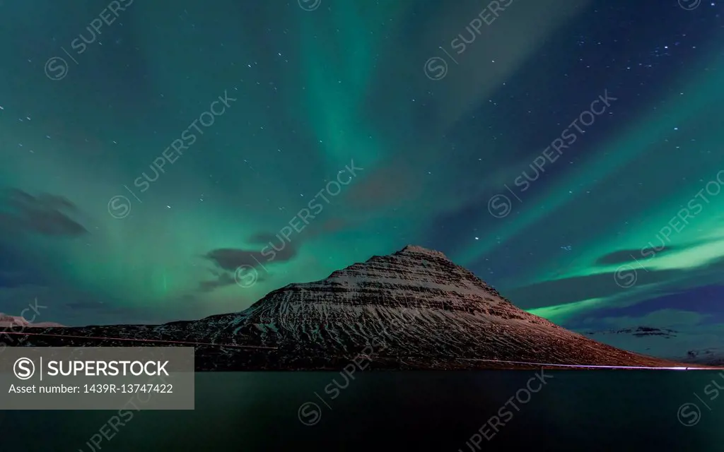 Northern Lights at Eskifjordur, Iceland