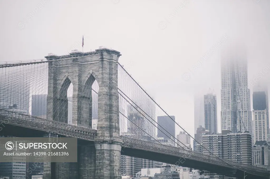 Brooklyn bridge, New York, USA