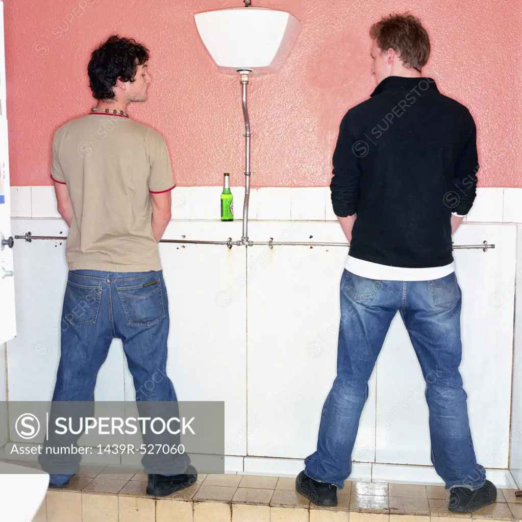 Boys urinating