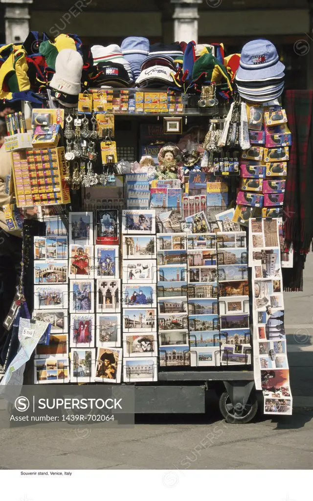 Souvenir stand, Venice, Italy