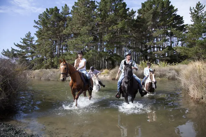 Horse riding, Pakiri Beach, Auckland, New Zealand