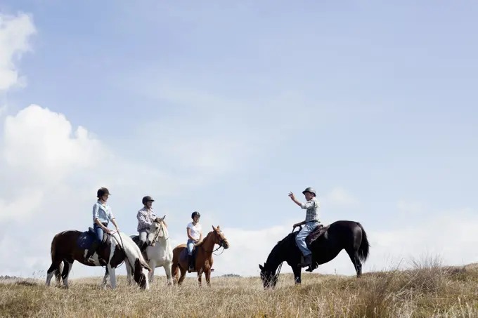 Horse riding, Pakiri Beach, Auckland, New Zealand