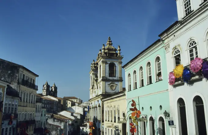 Street in salvador brazil