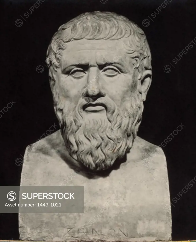 Plato (427 BCE-347 BCE), Greek Philosopher Artist Unknown Marble Vatican Museums and Galleries, Vatican City