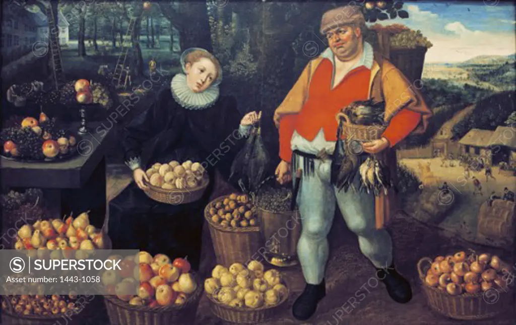 Autumn Lucas van Valckenborch (ca.1530-1597 Flemish) & Georg Flegel (1566-1638 Czech) Oil on canvas Slovenska Narodna Galeria, Bratislava, Slovakia