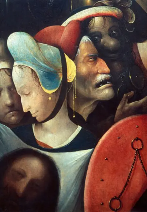 The Carrying of the Cross (Detail of Veronica) Ca. 1415-1516 Hieronymus Bosch (ca.1450-1516 Netherlandish) Oil on wood Museum of Fine Arts, Ghent, Belgium