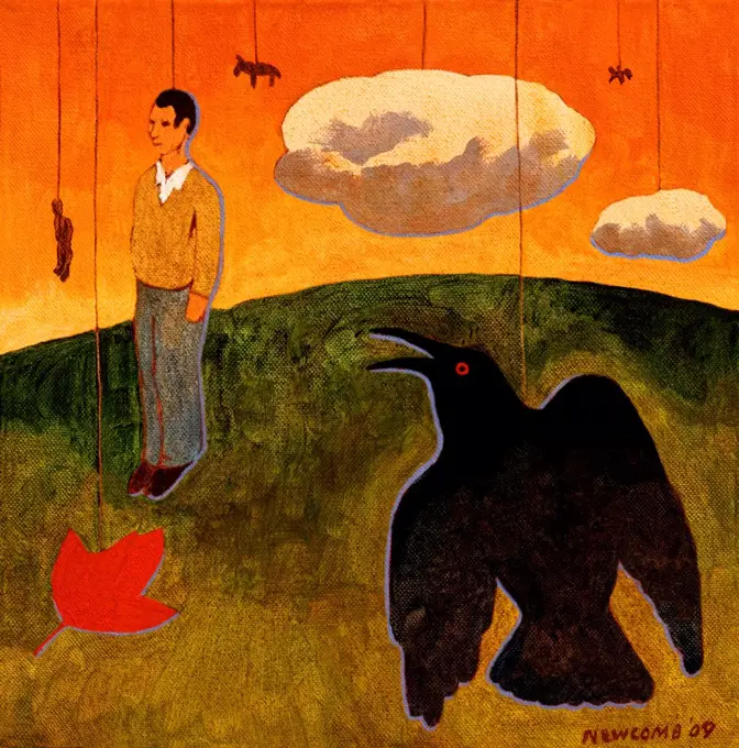 Blackbird II  John Newcomb, Acrylic, 2009