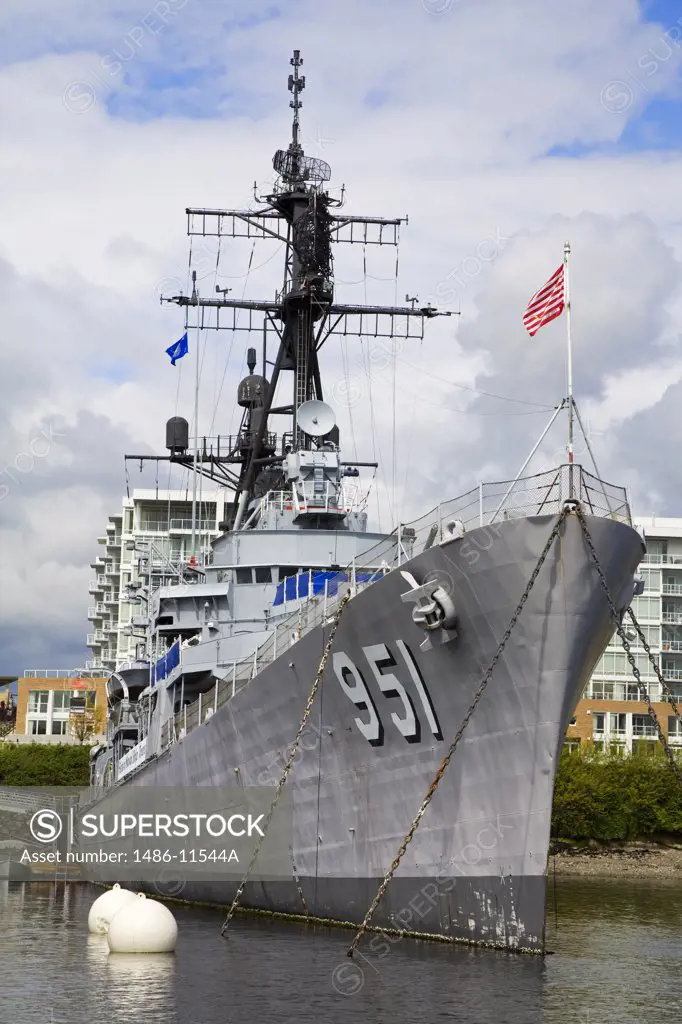 Warship in a museum, USS Turner Joy Museum Ship, Bremerton, Kitsap County, Washington State, USA