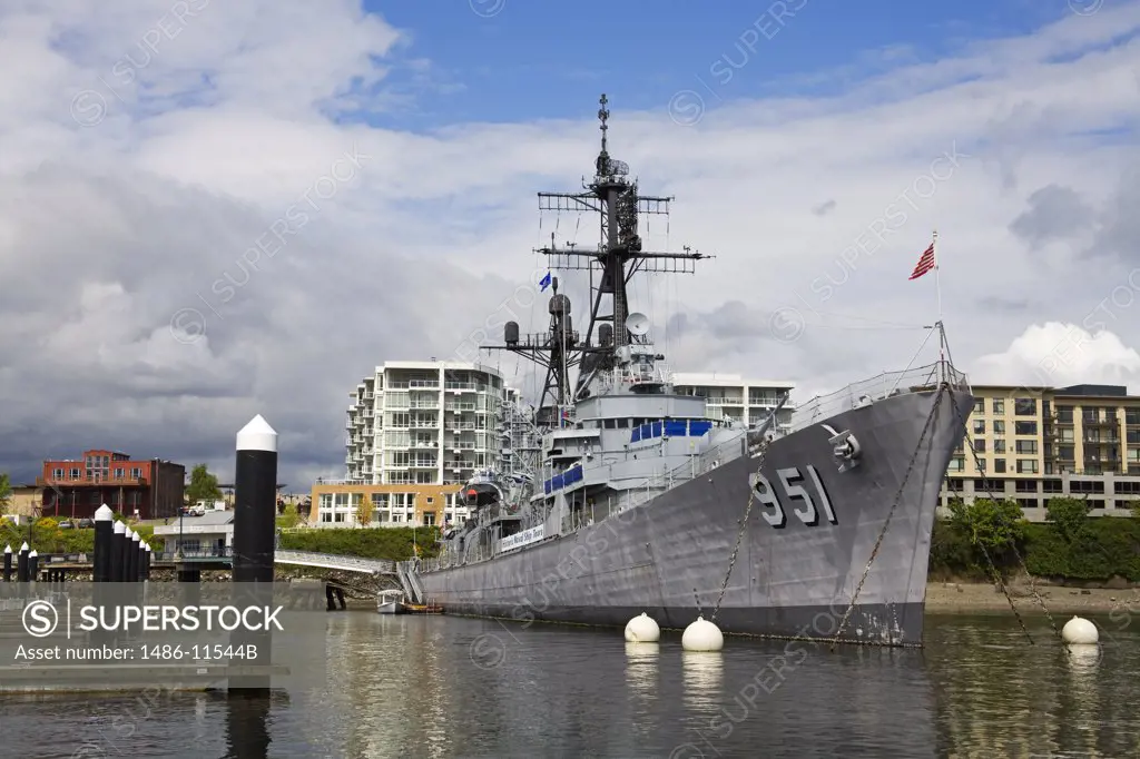 Warship in a museum, USS Turner Joy Museum Ship, Bremerton, Kitsap County, Washington State, USA