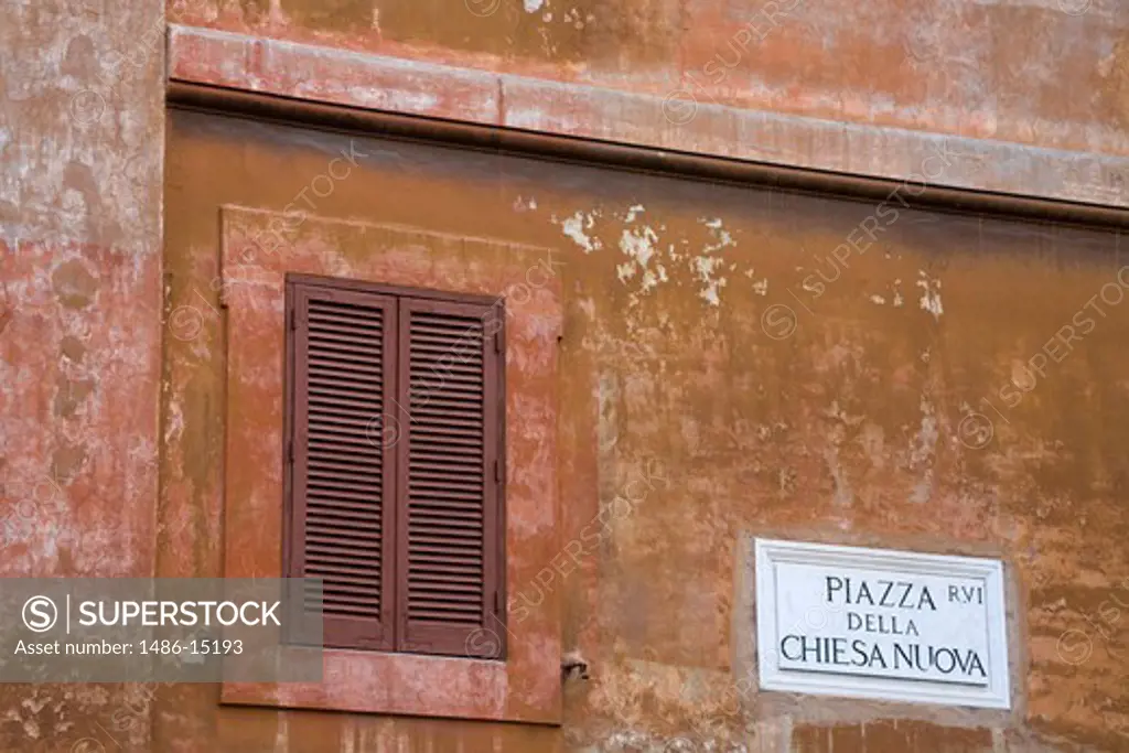 Piazza della Chiesa Nuova in Rome, Italy, Europe