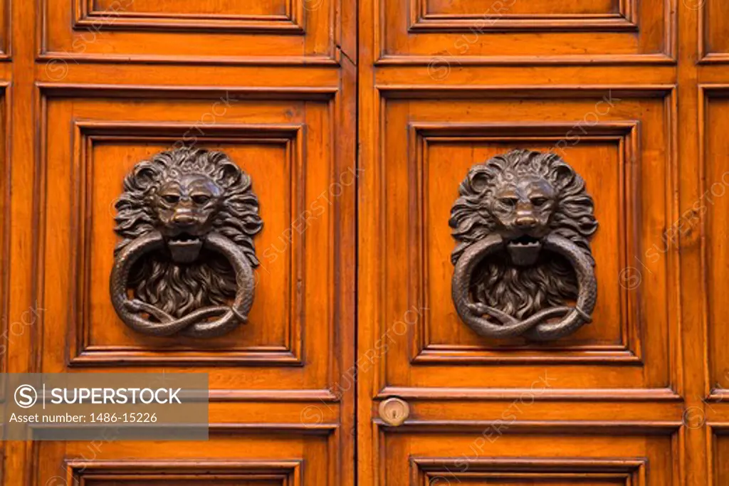 Door in Piazza di Spagna, Rome, Italy, Europe