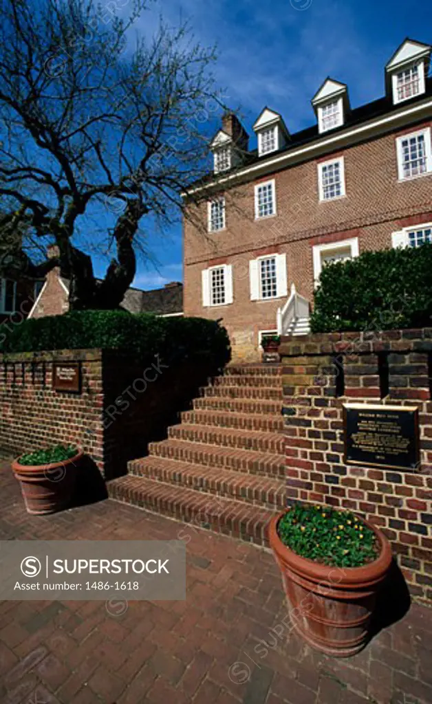 USA, Maryland, Annapolis, William Paca House exterior