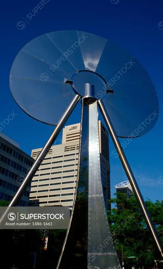 USA, Maryland, Baltimore, modern sculpture at Convention Center