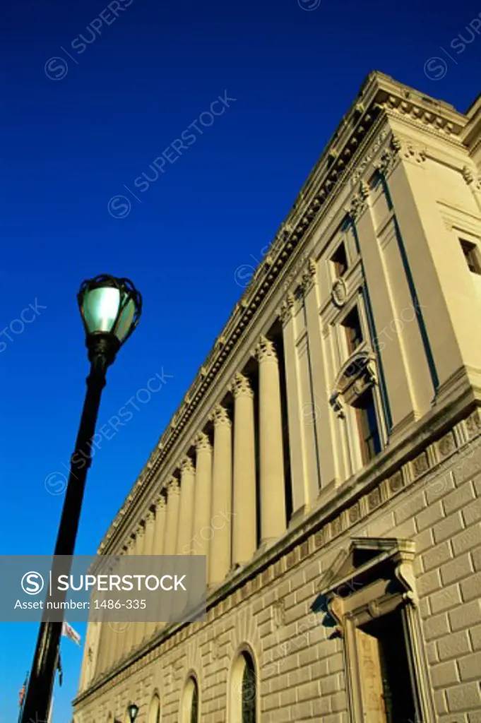 Low angle view of the Michael J. Howlett Building, Springfield, Illinois, USA