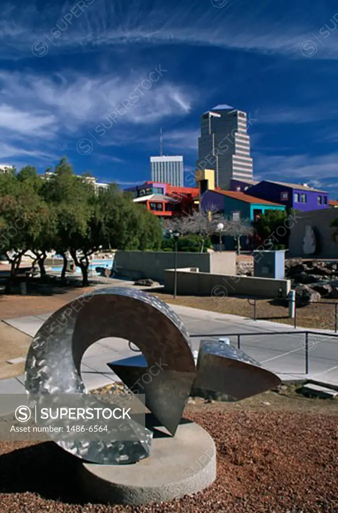 Sculpture in a park, Tucson, Arizona, USA