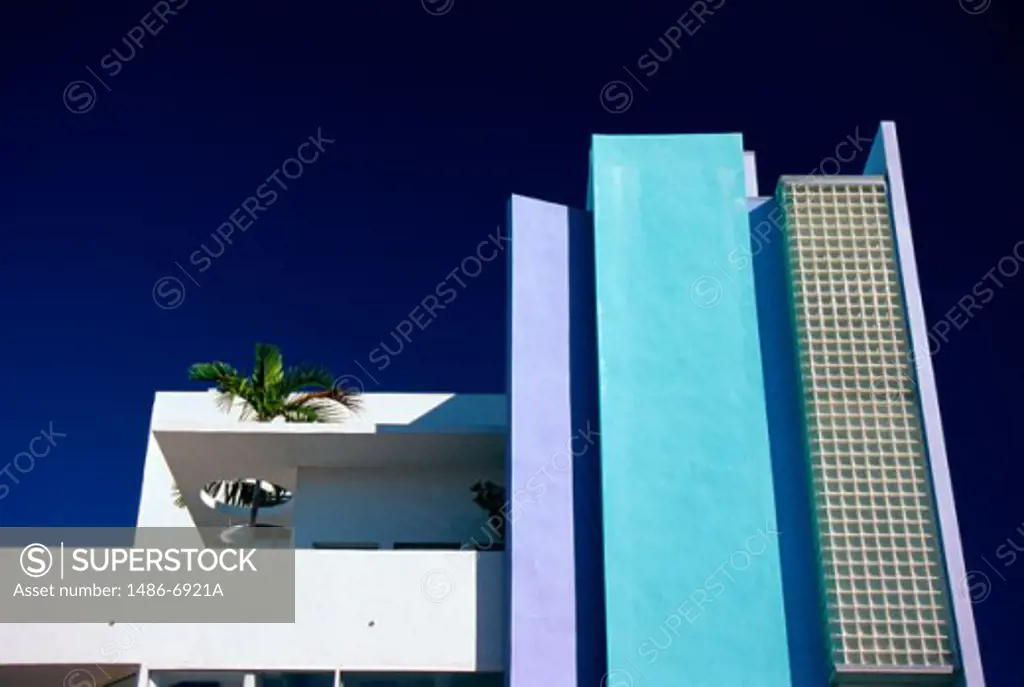 Facade of a building, Miami Beach, Florida, USA